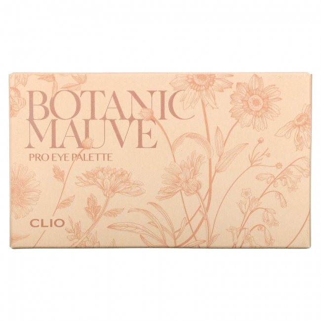 Clio, Палетка для век Pro Eye Palette, 09 Botanic Mauve, 1 палитра