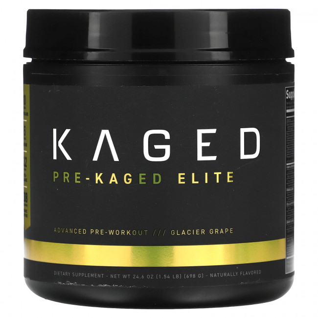 Kaged, PRE-KAGED Elite, перед тренировкой, со вкусом винограда Gracier, 698 г (1,54 фунта) Kaged, PRE-KAGED Elite, перед тренировкой, со вкусом винограда Gracier, 698 г (1,54 фунта)