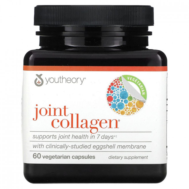 Youtheory, Joint Collagen, 60 вегетарианских капсул