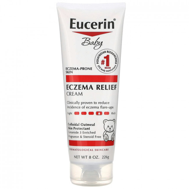 Eucerin, крем от экземы, для детей, 226 г (8 унций) Eucerin, крем от экземы, для детей, 226 г (8 унций)