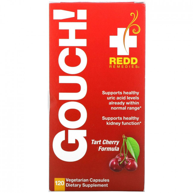 Redd Remedies, Gouch!, поддержка нормального уровня мочевой кислоты, 120 вегетарианских капсул Redd Remedies, Gouch!, поддержка нормального уровня мочевой кислоты, 120 вегетарианских капсул