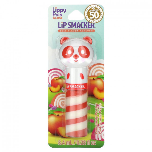 Lip Smacker, Lippy Pals Gloss, Paws-itively Peach-y, 0.28 fl oz (8.4 ml)
