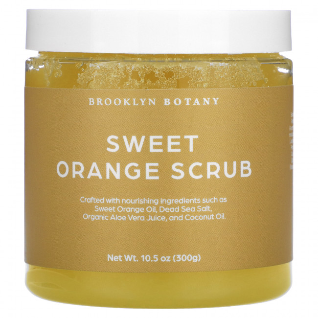 Brooklyn Botany, Sweet Orange Scrub, 10.5 oz (300 g) Brooklyn Botany, Sweet Orange Scrub, 10.5 oz (300 g)