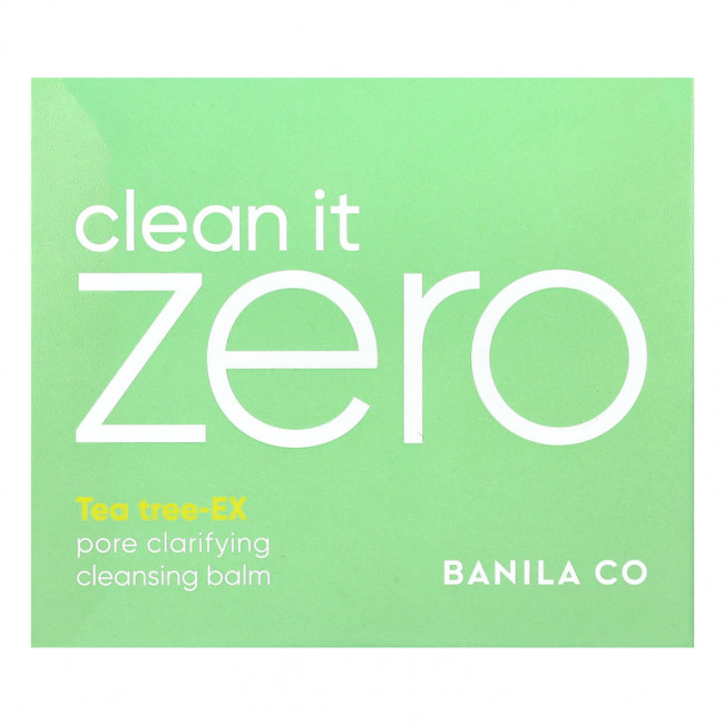 Banila Co, Clean It Zero, очищающий бальзам для пор, чайное дерево-EX, 180 мл (6,08 жидк. унции) Banila Co, Clean It Zero, очищающий бальзам для пор, чайное дерево-EX, 180 мл (6,08 жидк. унции)