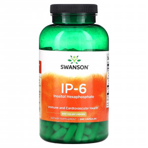 Swanson, IP-6, 500 мг, 240 капсул Swanson, IP-6, 500 мг, 240 капсул