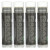 Beauty By Earth, Beeswax Lip Balm, Peppermint, 4 Tubes, 0.15 oz Each