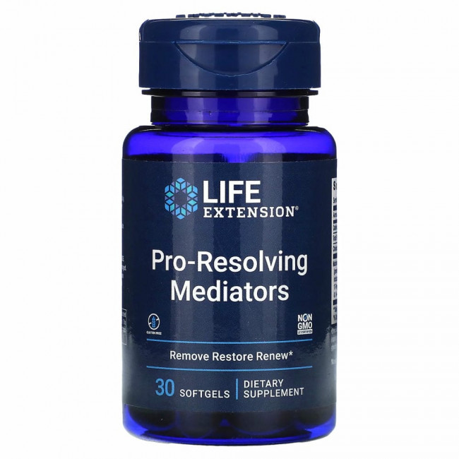 Life Extension, медиаторы, способствующие рассасыванию, 30 капсул Life Extension, медиаторы, способствующие рассасыванию, 30 капсул