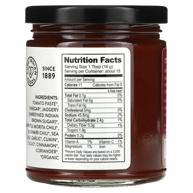 Pure Indian Foods, Kick, кетчуп в банке, 240 г (8,5 унции)
