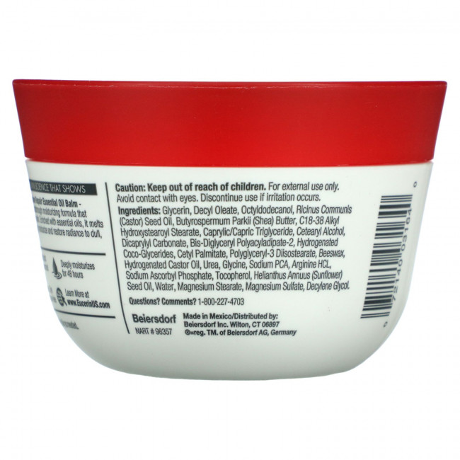 Eucerin, Бальзам с эфирным маслом для интенсивного восстановления, без отдушек, 198 г (7 унций) Eucerin, Бальзам с эфирным маслом для интенсивного восстановления, без отдушек, 198 г (7 унций)