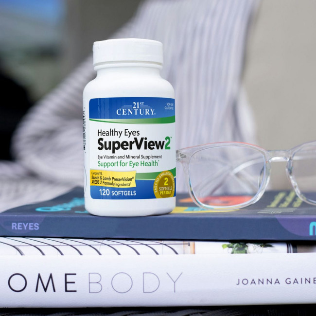21st Century, Healthy Eyes SuperVision2, добавка для глаз, 120 капсул