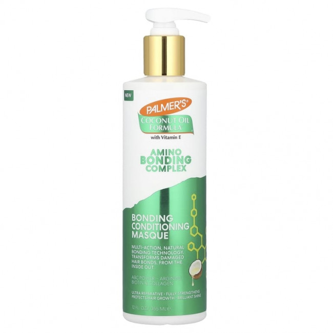 Palmer's, Coconut Oil Formula® с витамином E, связывающий комплекс с аминокислотами, связывающая маска-кондиционер, 355 мл (12 жидк. унц.)