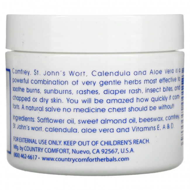 Country Comfort, Herbal Savvy, окопник и алоэ вера, 57 г (2 унции) Country Comfort, Herbal Savvy, окопник и алоэ вера, 57 г (2 унции)