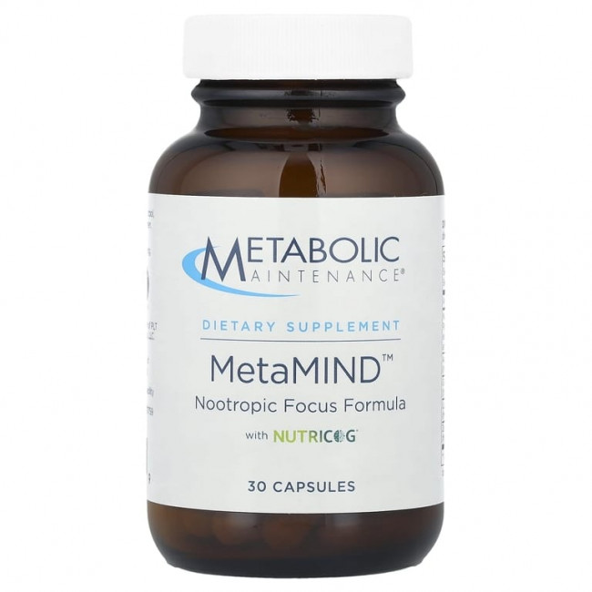 Metabolic Maintenance, MetaMIND ™, 30 капсул
