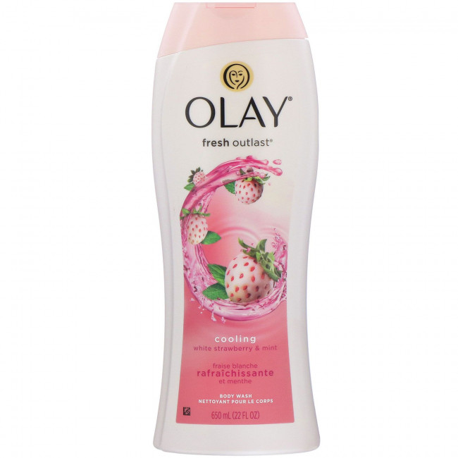 Olay, Fresh Outlast, гель для душа, охлаждающая белая земляника и мята, 650 мл (22 жидк. унции) Olay, Fresh Outlast, гель для душа, охлаждающая белая земляника и мята, 650 мл (22 жидк. унции)
