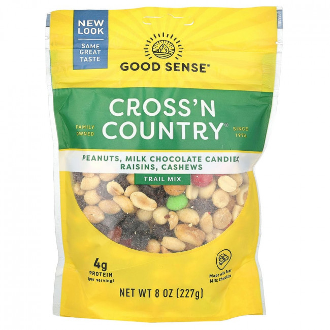 Good Sense, Cross' N Country Trail Mix, 8 oz (227 g)