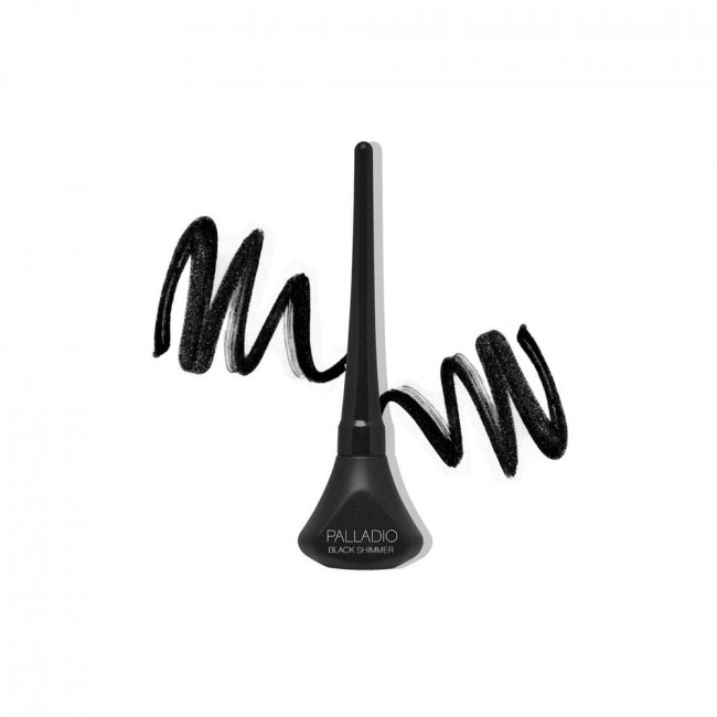 Palladio, Liquid Eyeliner, Black Shimmer ELLS274, 0.13 fl oz (3.8 ml)