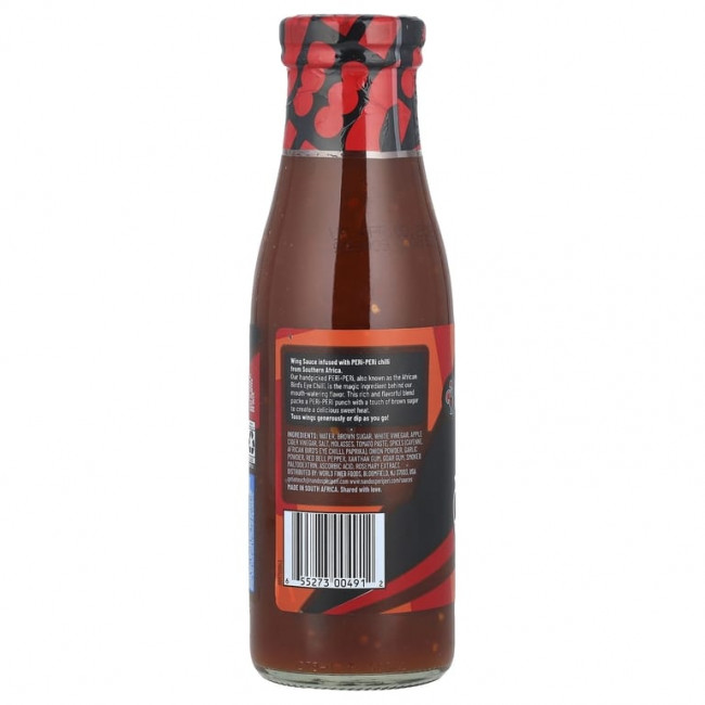 NANDO'S, Соус Peri-Wing, сладкий и копченый, 340 г (12 унций)