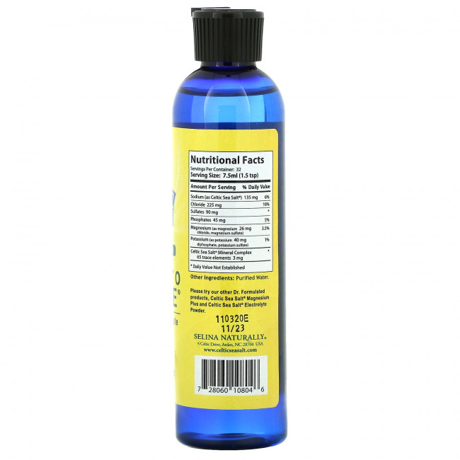 Celtic Sea Salt, Electro Lyve, жидкий электролит, 236 мл (8 унций) Celtic Sea Salt, Electro Lyve, жидкий электролит, 236 мл (8 унций)