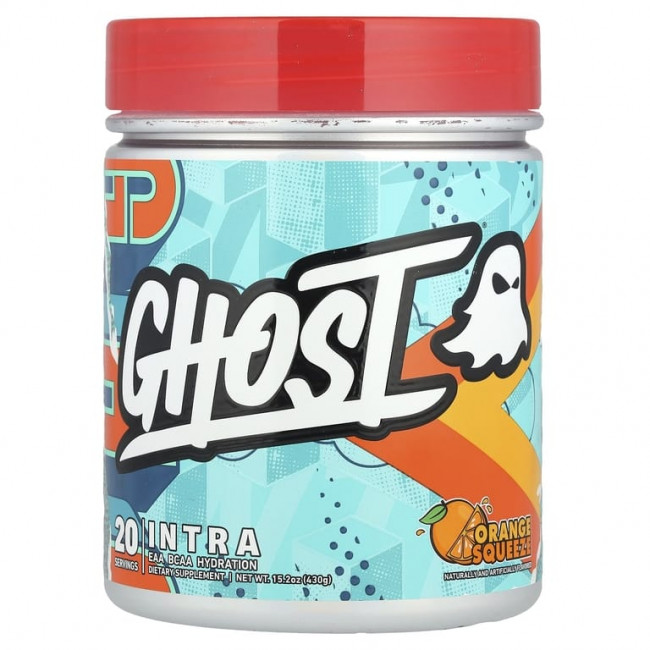 Ghost, Intra, апельсиновый сок, 430 г (15,2 унции) Ghost, Intra, апельсиновый сок, 430 г (15,2 унции)