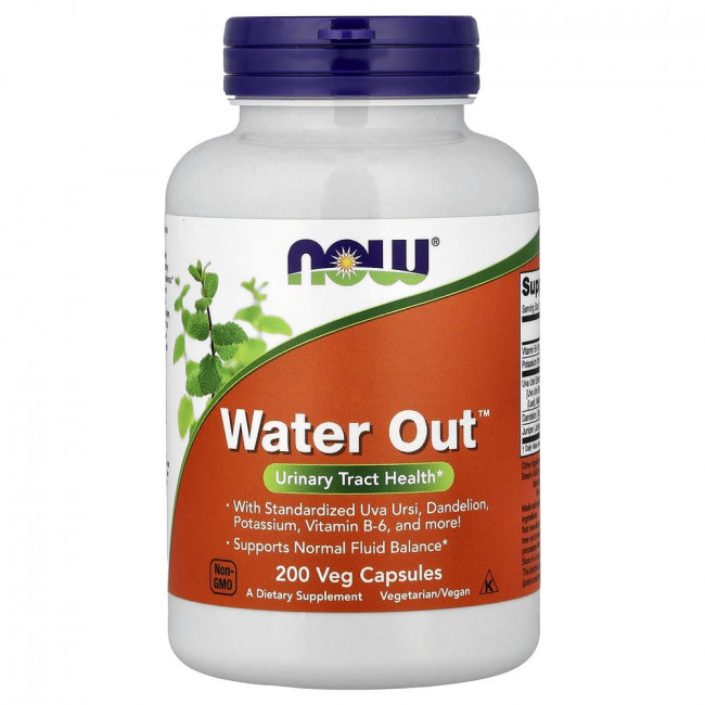 NOW Foods, Water Out™, 200 вегетарианских капсул