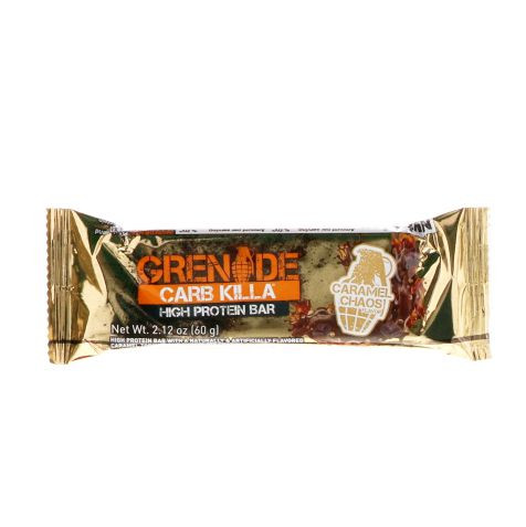 Grenade, Carb Killa, высокопротеиновые батончики, карамель, 12 батончиков, 60 г (2,12 унции) каждый Grenade, Carb Killa, высокопротеиновые батончики, карамель, 12 батончиков, 60 г (2,12 унции) каждый