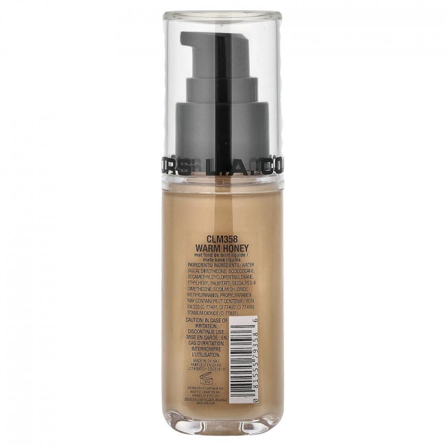 Тональный крем LA Colors Truly Matte Foundation, CLM358 Warm Honey, 40 мл (1,35 жидких унций) Тональный крем LA Colors Truly Matte Foundation, CLM358 Warm Honey, 40 мл (1,35 жидких унций)