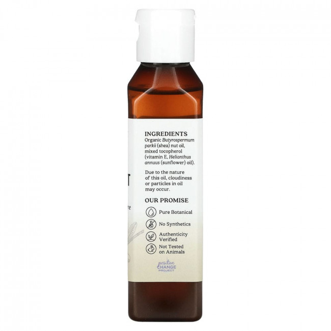Aura Cacia, Органическое масло для ухода за кожей, с орехами ши, 118 мл (4 жидк. Унции)