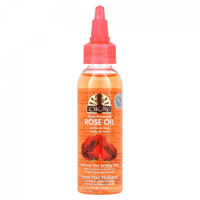 Okay Pure Naturals, Rose Oil, 2 fl oz (59 ml)