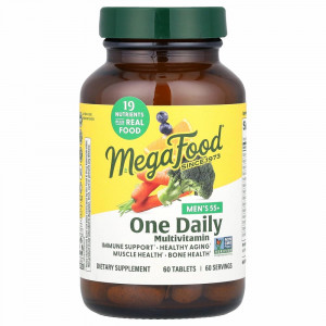MegaFood, One Daily, добавка для мужчин старше 55 лет, 60 таблеток
