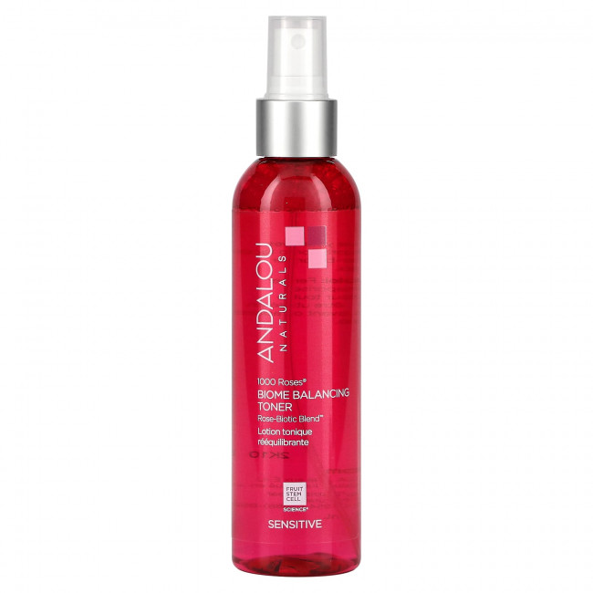 Andalou Naturals, 1000 Roses, балансирующий тоник Biome, для чувствительной кожи, 178 мл (6 жидк. Унций) Andalou Naturals, 1000 Roses, балансирующий тоник Biome, для чувствительной кожи, 178 мл (6 жидк. Унций)