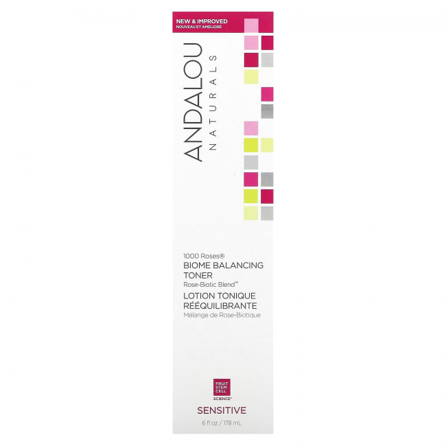 Andalou Naturals, 1000 Roses, балансирующий тоник Biome, для чувствительной кожи, 178 мл (6 жидк. Унций) Andalou Naturals, 1000 Roses, балансирующий тоник Biome, для чувствительной кожи, 178 мл (6 жидк. Унций)