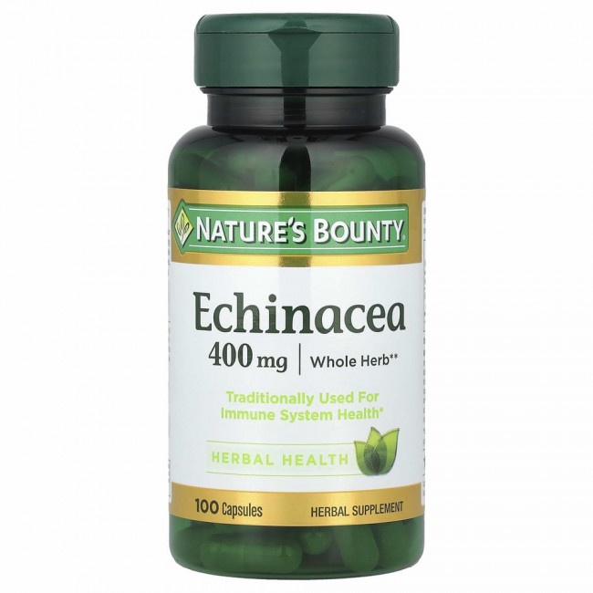 Nature's Bounty, Эхинацея, 400 мг, 100 капсул Nature's Bounty, Эхинацея, 400 мг, 100 капсул