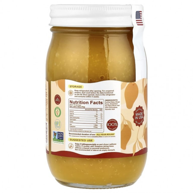 True Sea Moss, натуральный морской суперфуд, манго, 473 мл (16 жидк. унций) True Sea Moss, натуральный морской суперфуд, манго, 473 мл (16 жидк. унций)