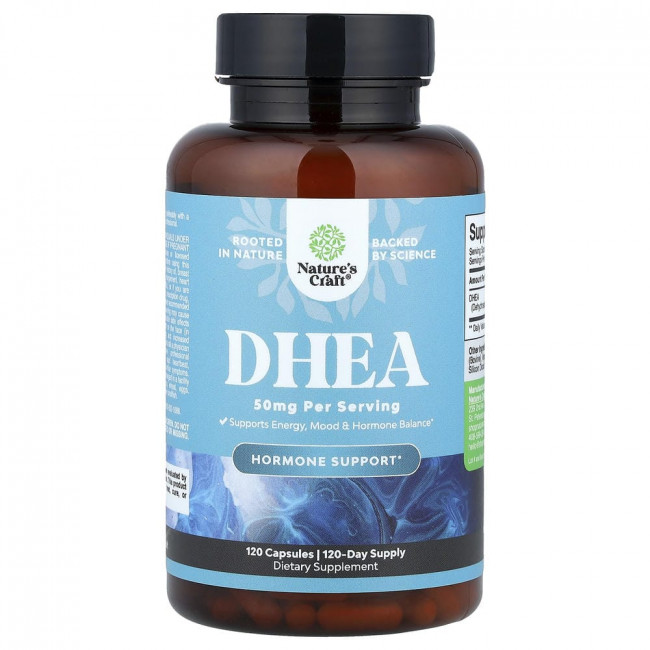 Nature's Craft, DHEA, 50 мг, 120 капсул