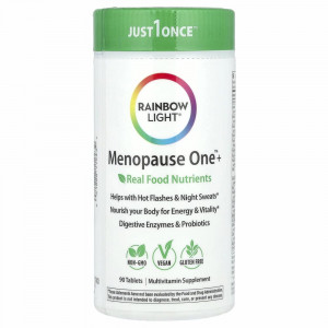 Rainbow Light, Menopause One, мультивитаминный комплекс на пищевой основе, 90 таблеток