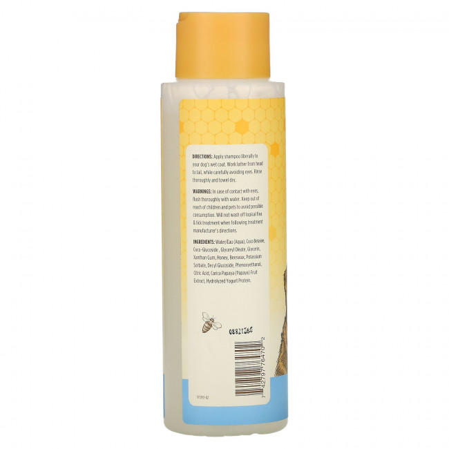 Burt's Bees, Отбеливающий шампунь для собак с папайей и йогуртом, 473 мл (16 жидк. Унций) Burt's Bees, Отбеливающий шампунь для собак с папайей и йогуртом, 473 мл (16 жидк. Унций)