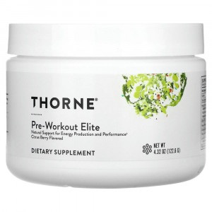 Thorne, Pre-Workout Elite, цитрусовые, 122,6 г (4,32 унции)