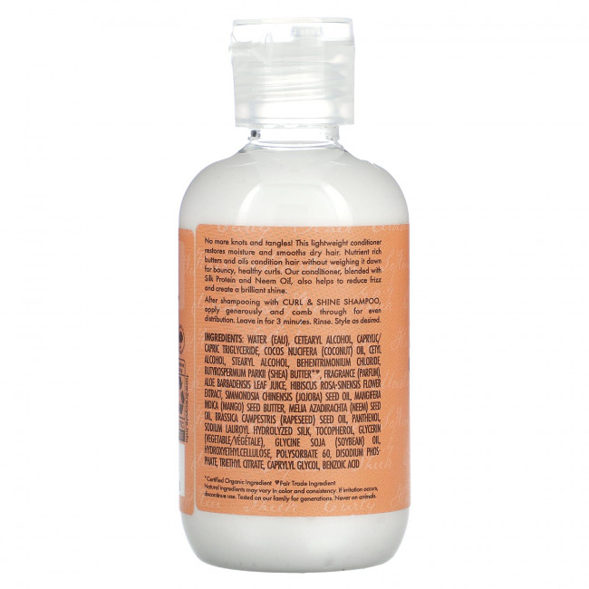 SheaMoisture, Кондиционер для завивки и блеска, для густых вьющихся волос, кокос и гибискус, 95 мл (3,2 жидк. Унции) SheaMoisture, Кондиционер для завивки и блеска, для густых вьющихся волос, кокос и гибискус, 95 мл (3,2 жидк. Унции)