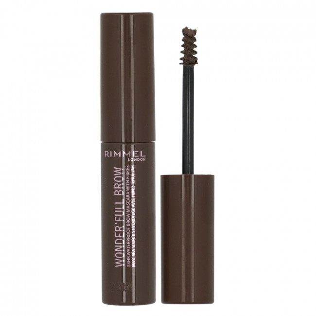 Rimmel London, Wonder'Full Brow, водостойкая подводка для бровей, оттенок 002 Medium Brown, 4,5 мл (снята с производства)