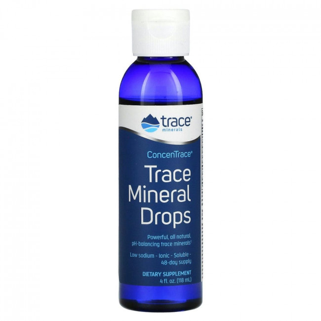Trace Minerals ®, ConcenTrace, капли с микроэлементами, 118 мл Trace Minerals ®, ConcenTrace, капли с микроэлементами, 118 мл