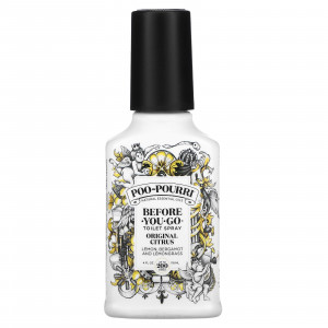 Poo-Pourri, Before-You-Go, спрей-освежитель для туалета, со свежим цитрусовым ароматом, 118 мл (4 жидк. унции)