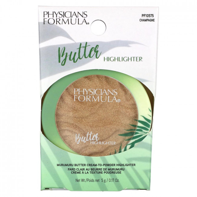 Physicians Formula, хайлайтер-крем, пудровый хайлайтер, PF10575 цвет шампанского, 5 г (0,17 унции)