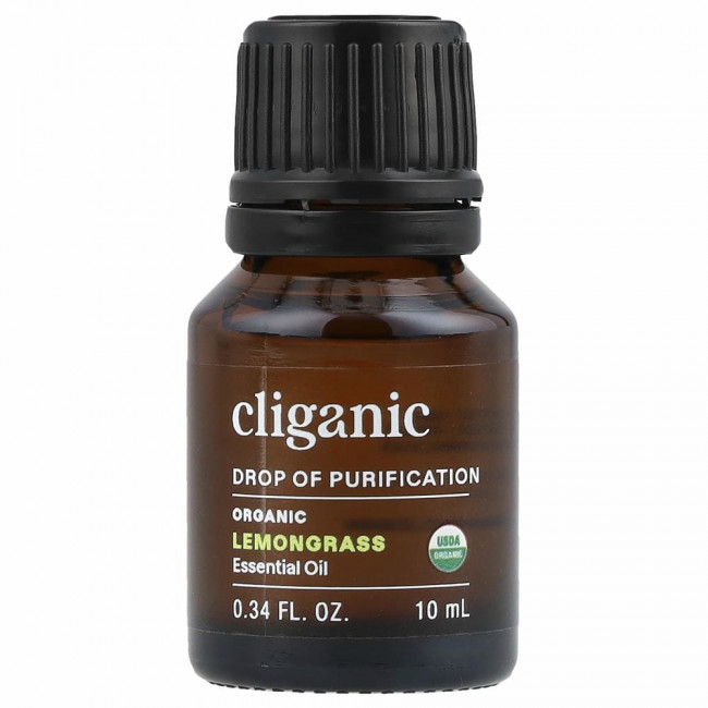 Cliganic, на 100% чистое эфирное масло, лемонграсс, 10 мл (0,33 жидк. унции) Cliganic, на 100% чистое эфирное масло, лемонграсс, 10 мл (0,33 жидк. унции)