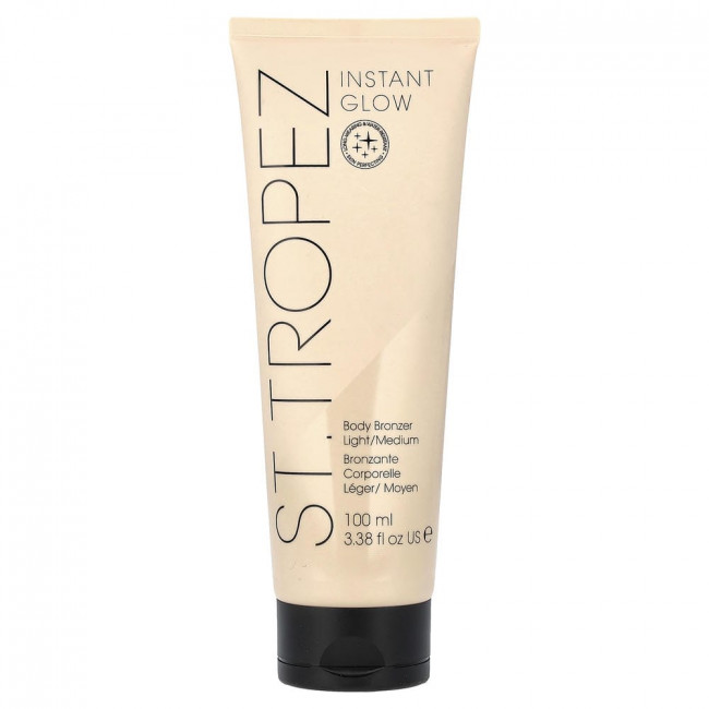 St. Tropez, Instant Glow, бронзер для тела, легкий/средний оттенок, 100 мл (3,38 жидких унций)