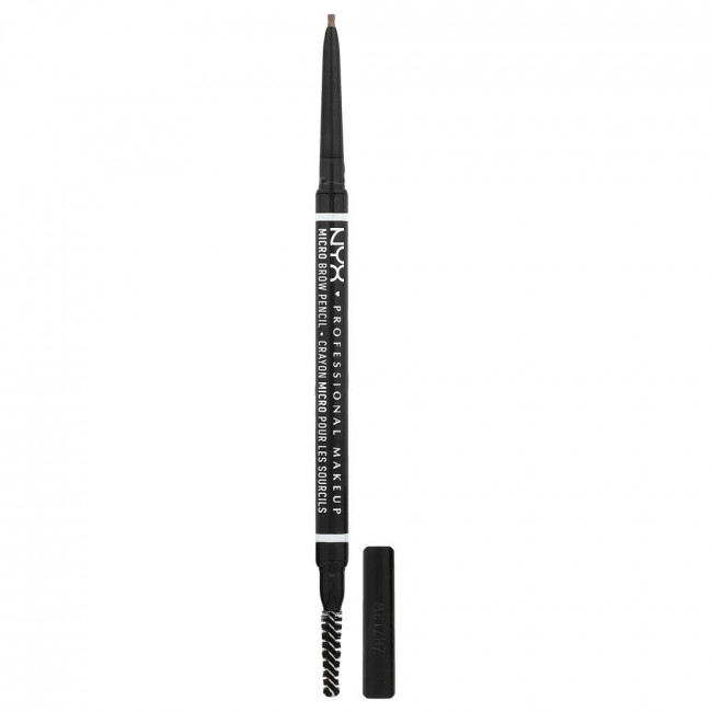 Карандаш для бровей NYX Professional Makeup Micro Brow Pencil, оттенок 01 Taupe, 0,003 унции (0,09 г) Карандаш для бровей NYX Professional Makeup Micro Brow Pencil, оттенок 01 Taupe, 0,003 унции (0,09 г)