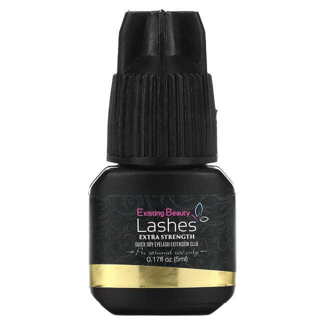 Existing Beauty Lashes, Быстросохнущий клей для наращивания ресниц, повышенная сила, 5 мл (0,17 жидк. Унции) Existing Beauty Lashes, Быстросохнущий клей для наращивания ресниц, повышенная сила, 5 мл (0,17 жидк. Унции)