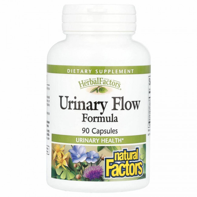 Natural Factors, средство для улучшения мочеотделения, 90 капсул