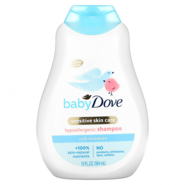 Dove, Baby, насыщенный увлажняющий шампунь, 384 мл Dove, Baby, насыщенный увлажняющий шампунь, 384 мл
