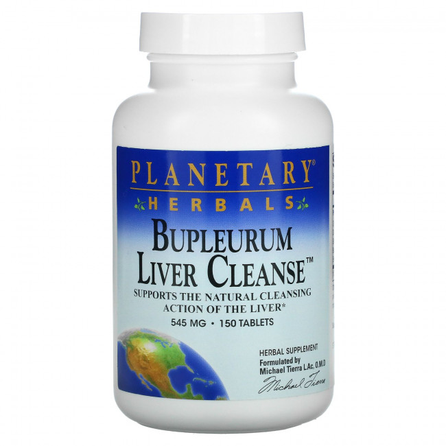 Planetary Herbals, Bupleurum Liver Cleanse, 545 мг, 150 таблеток Planetary Herbals, Bupleurum Liver Cleanse, 545 мг, 150 таблеток