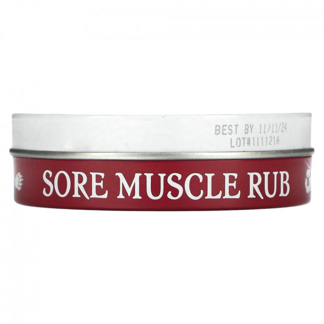 Badger Company, Sore Muscle Rub, мазь от боли в мышцах с кайенским перцем и имбирем, 21 г (0,75 унции) Badger Company, Sore Muscle Rub, мазь от боли в мышцах с кайенским перцем и имбирем, 21 г (0,75 унции)